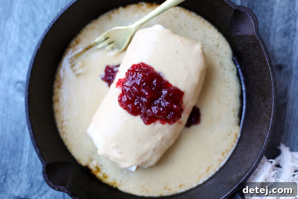 Delicious Copycat Gobblerito filled with Thanksgiving leftovers