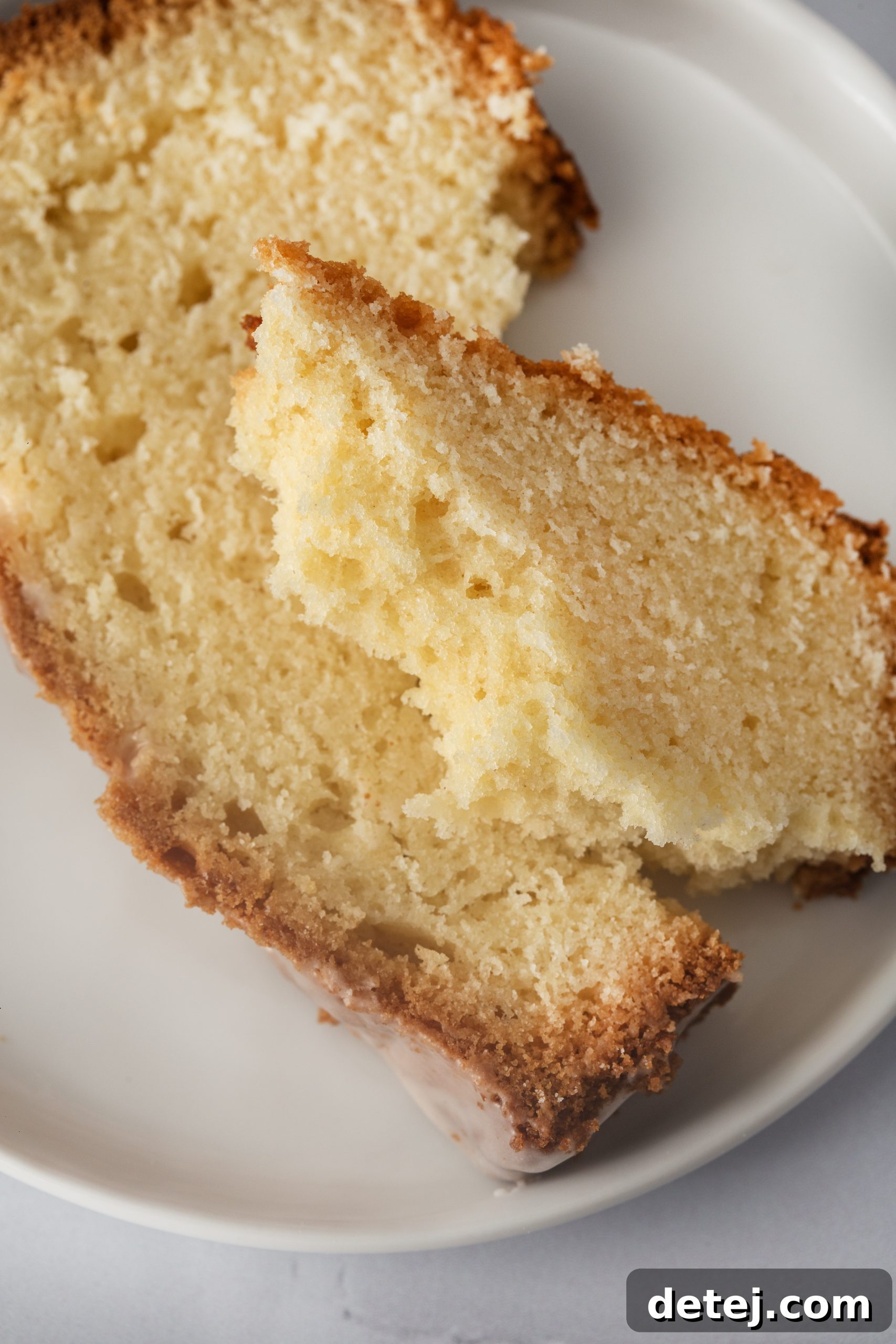 Slice of Apple Pound Cake