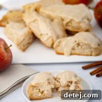Easy Maple Apple Scones