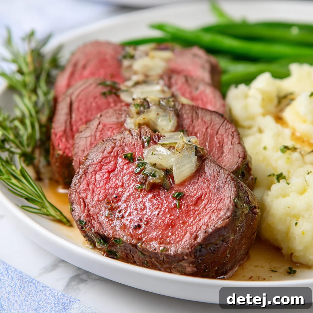 Easy Roasted Beef Tenderloin, prepared for roasting