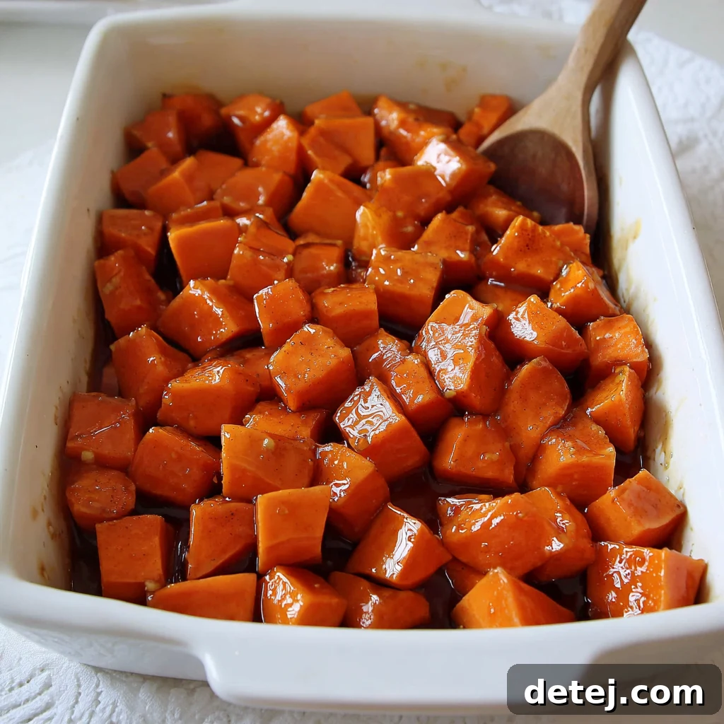 Maple Glazed Sweet Potatoes