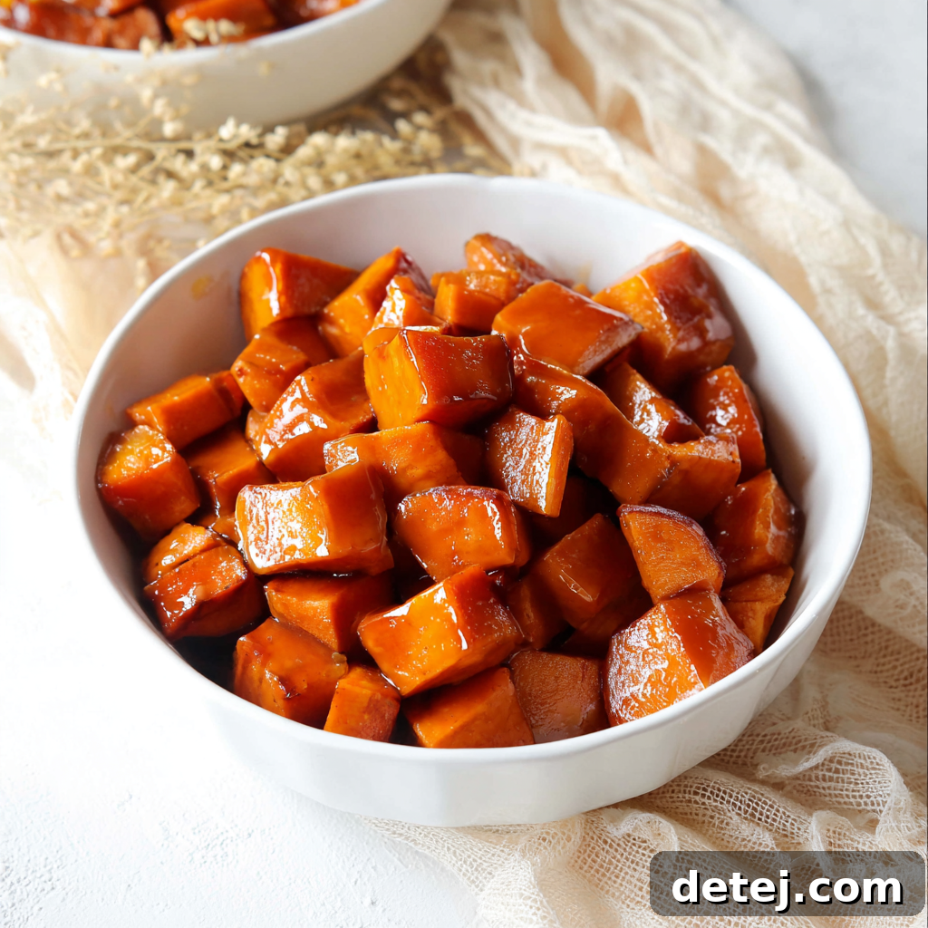 Maple Glazed Sweet Potatoes