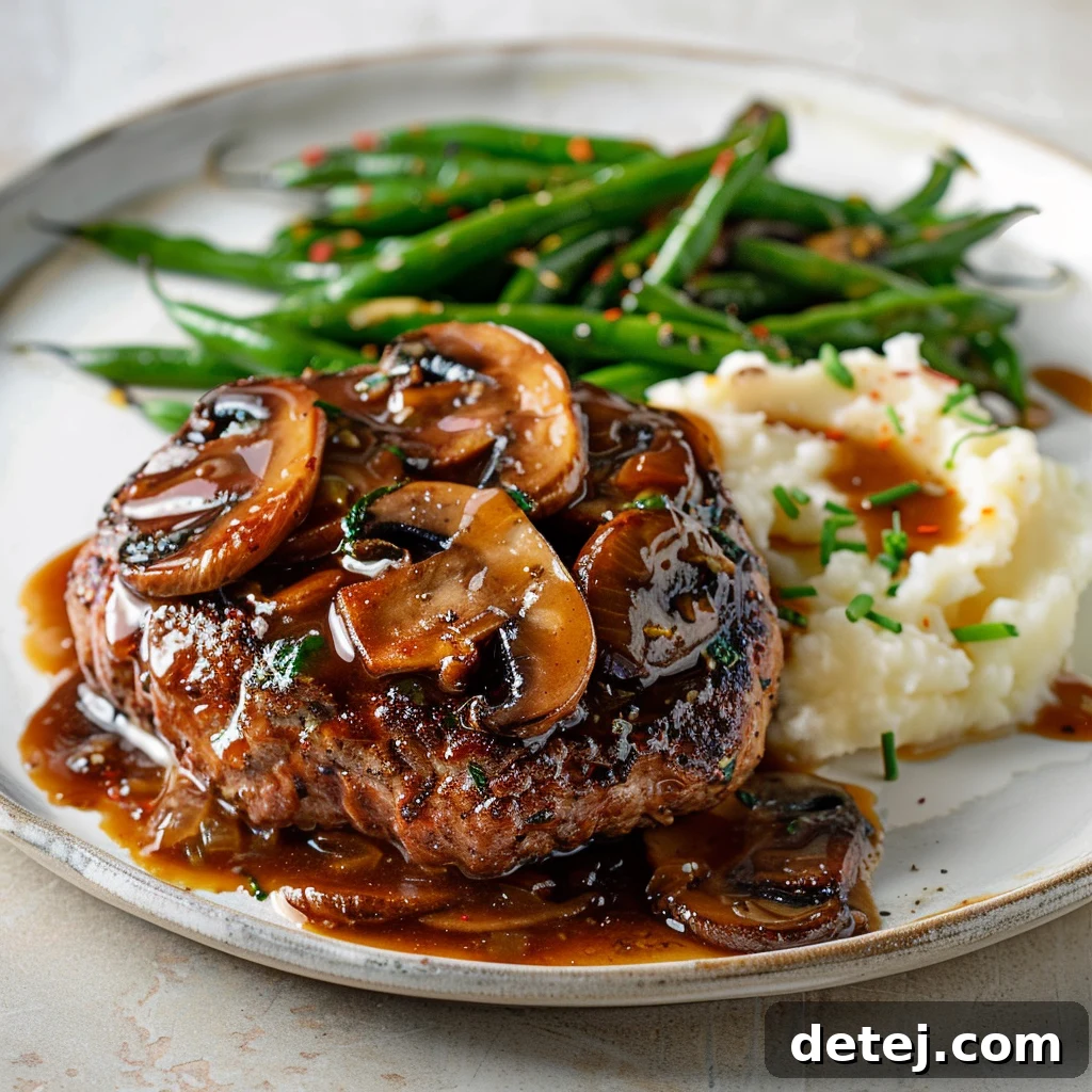 Salisbury Steak and Gravy - Easy Dinner Recipe