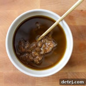 Caramelized Onion Balsamic Vinaigrette in a serving dish.