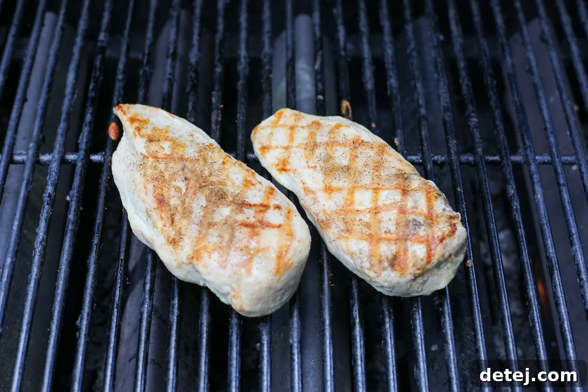 grilled chicken.