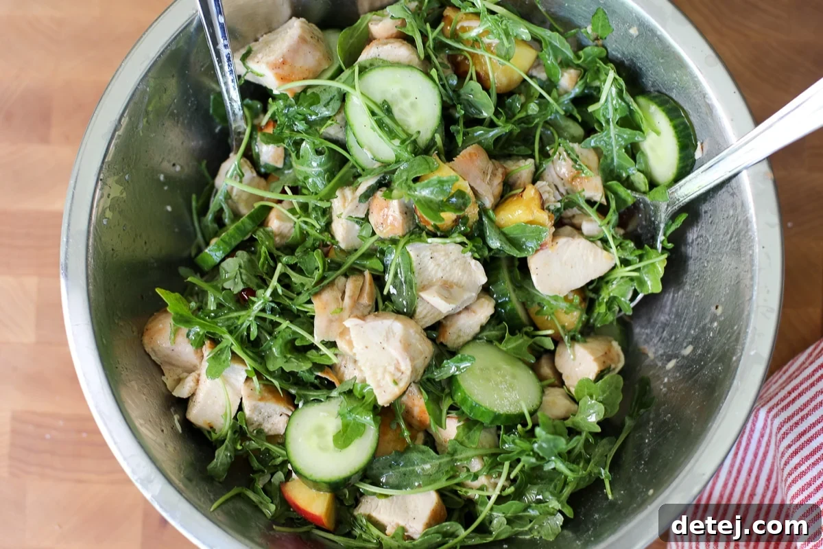 mixed salad in a bowl.