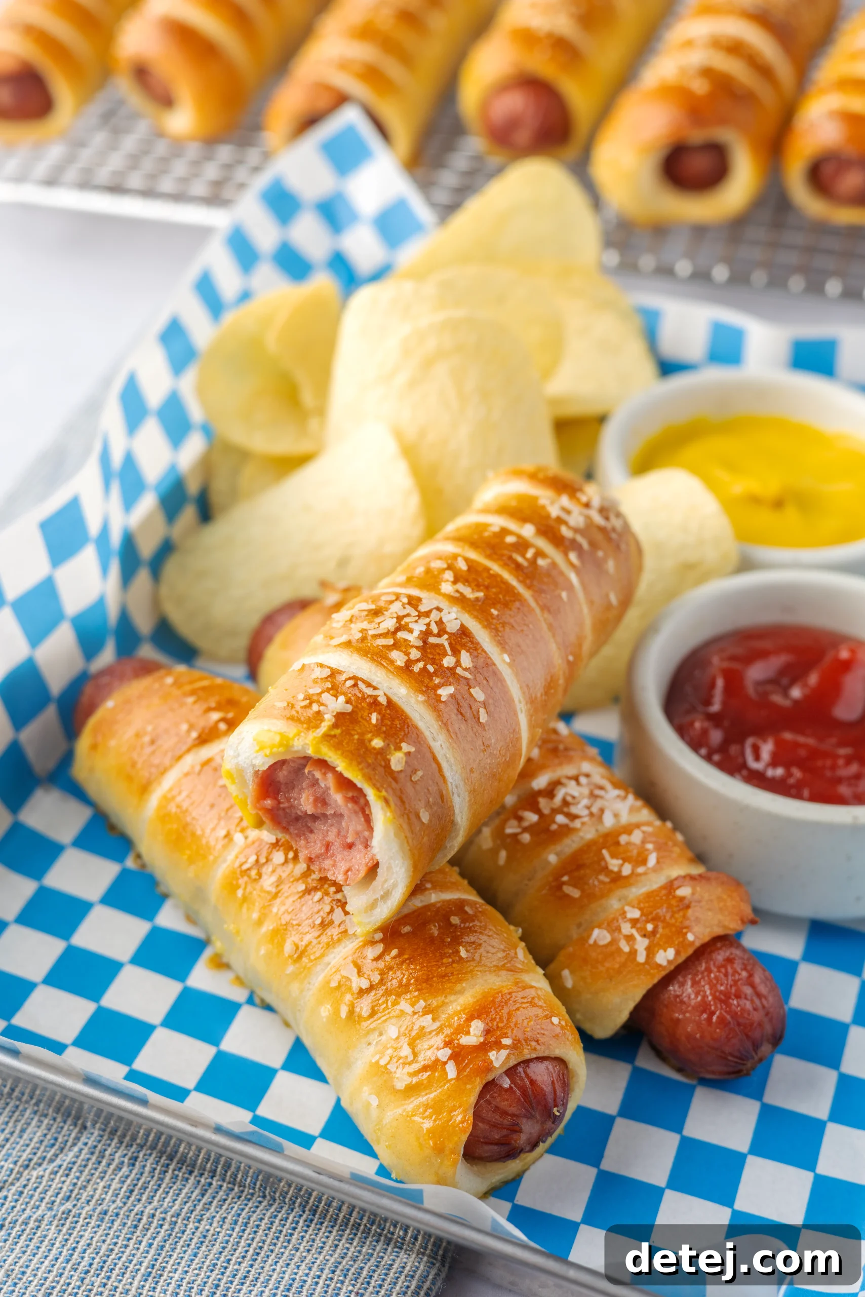 Easy Homemade Pretzel Dogs