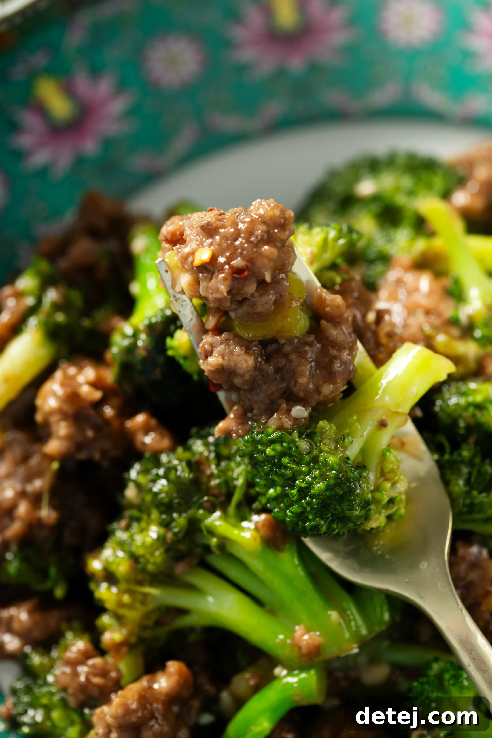 Easy Ground Beef and Broccoli