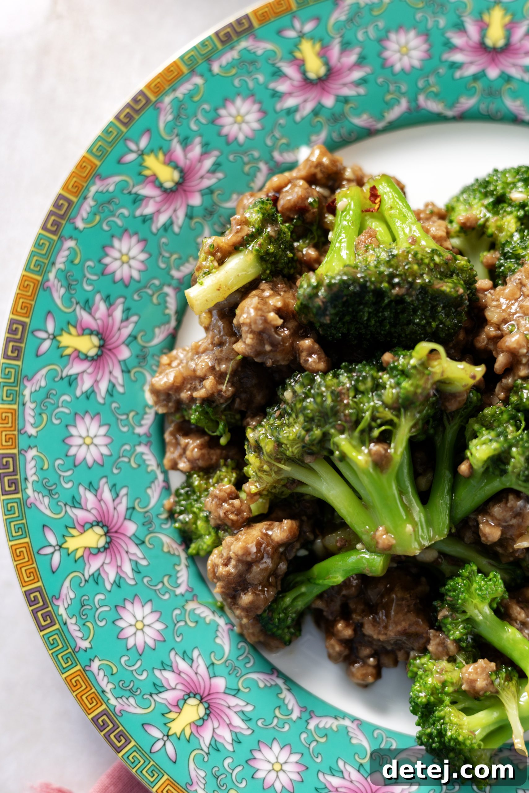 Easy Ground Beef and Broccoli