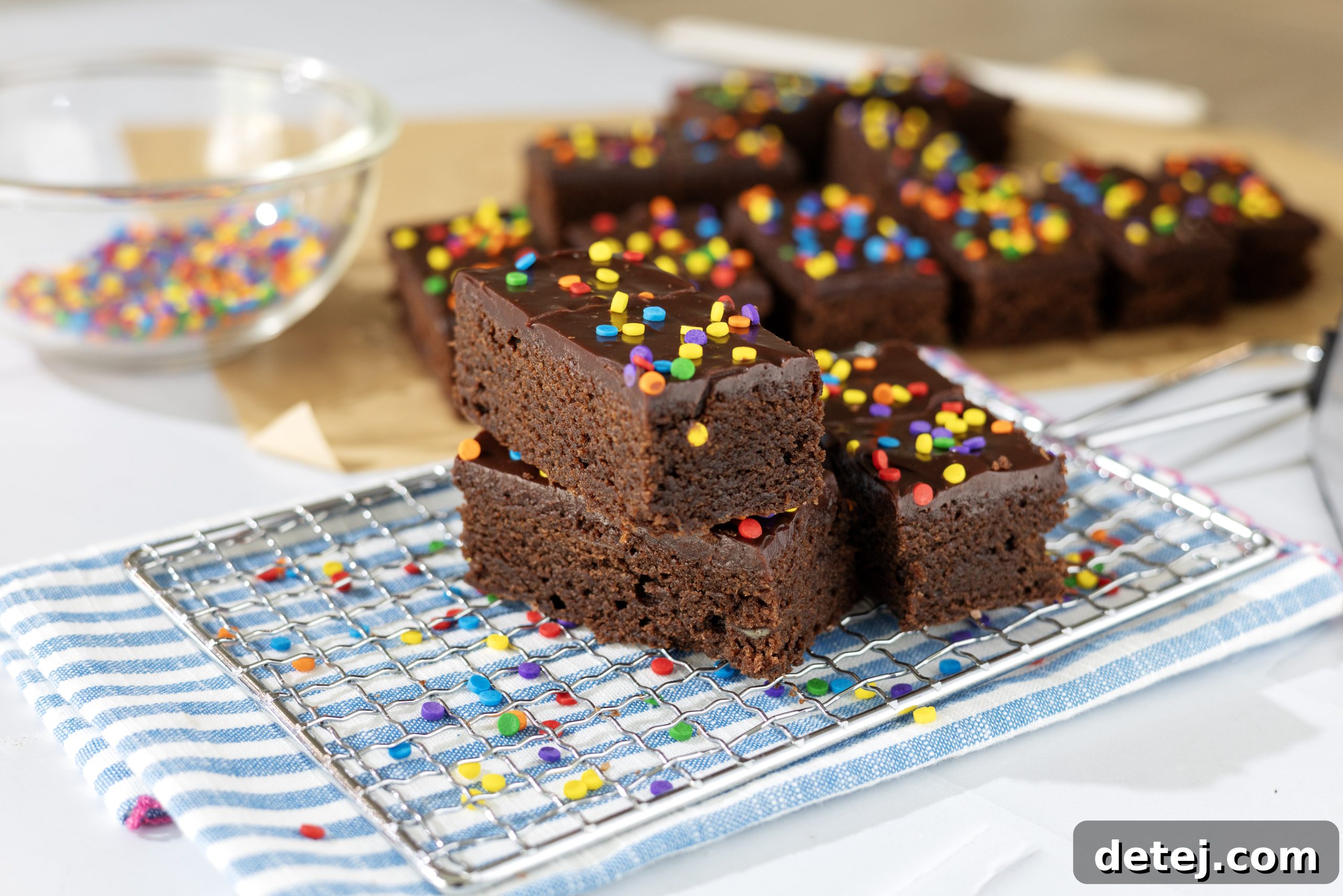 Easy Homemade Cosmic Brownies