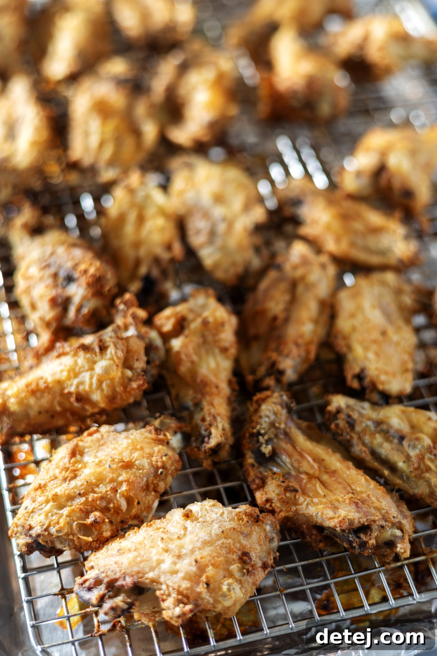 Crispy Baked Cowboy Butter Chicken Wings