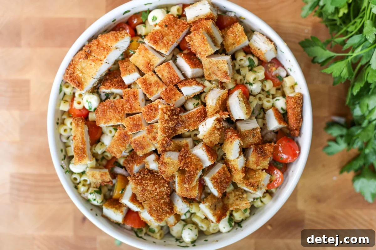 chicken on top of ingredients.