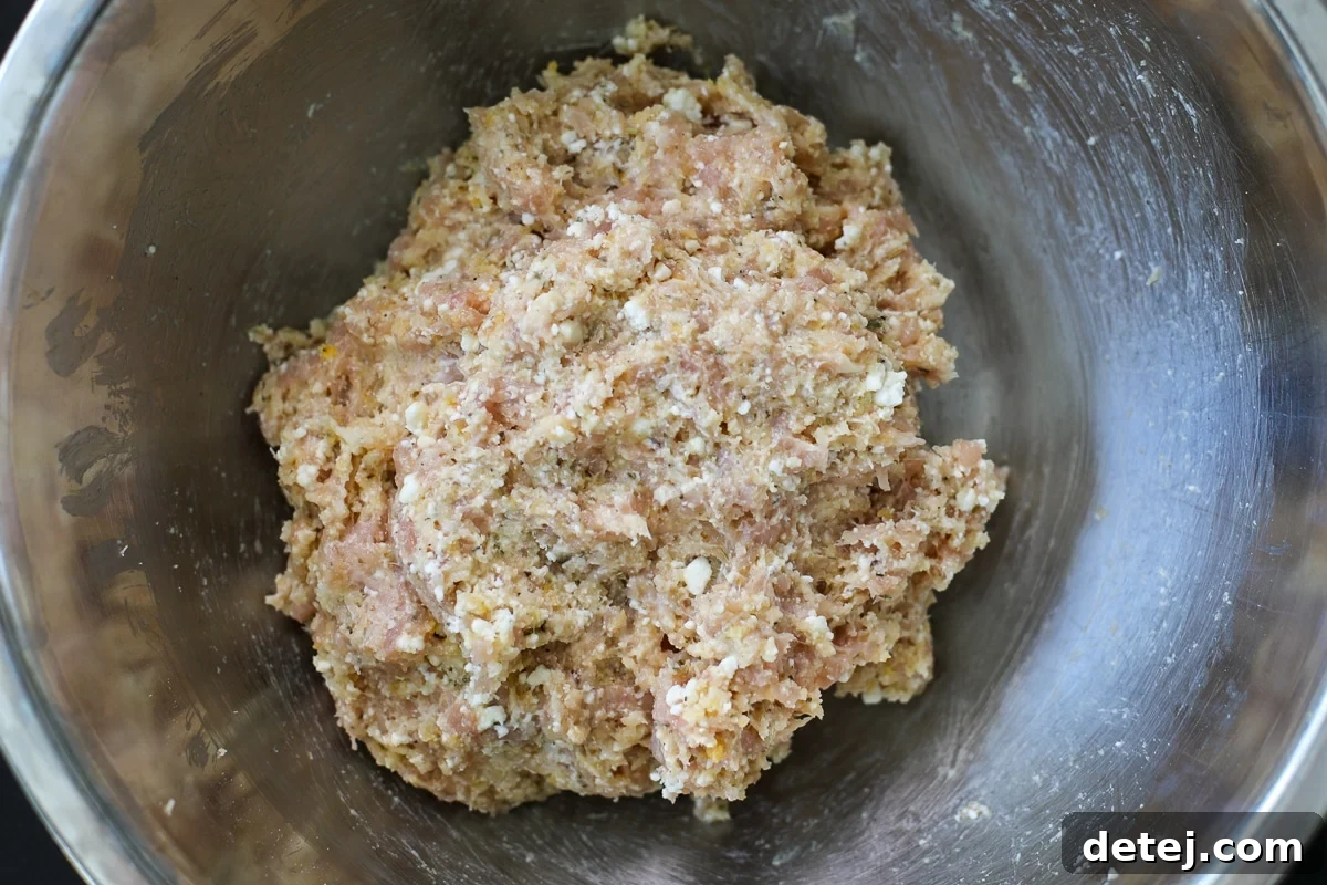 meatball mixture.