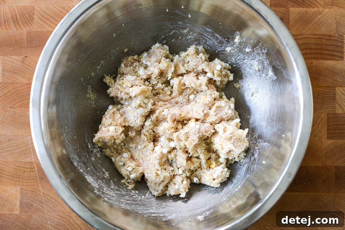 meatball mixture.