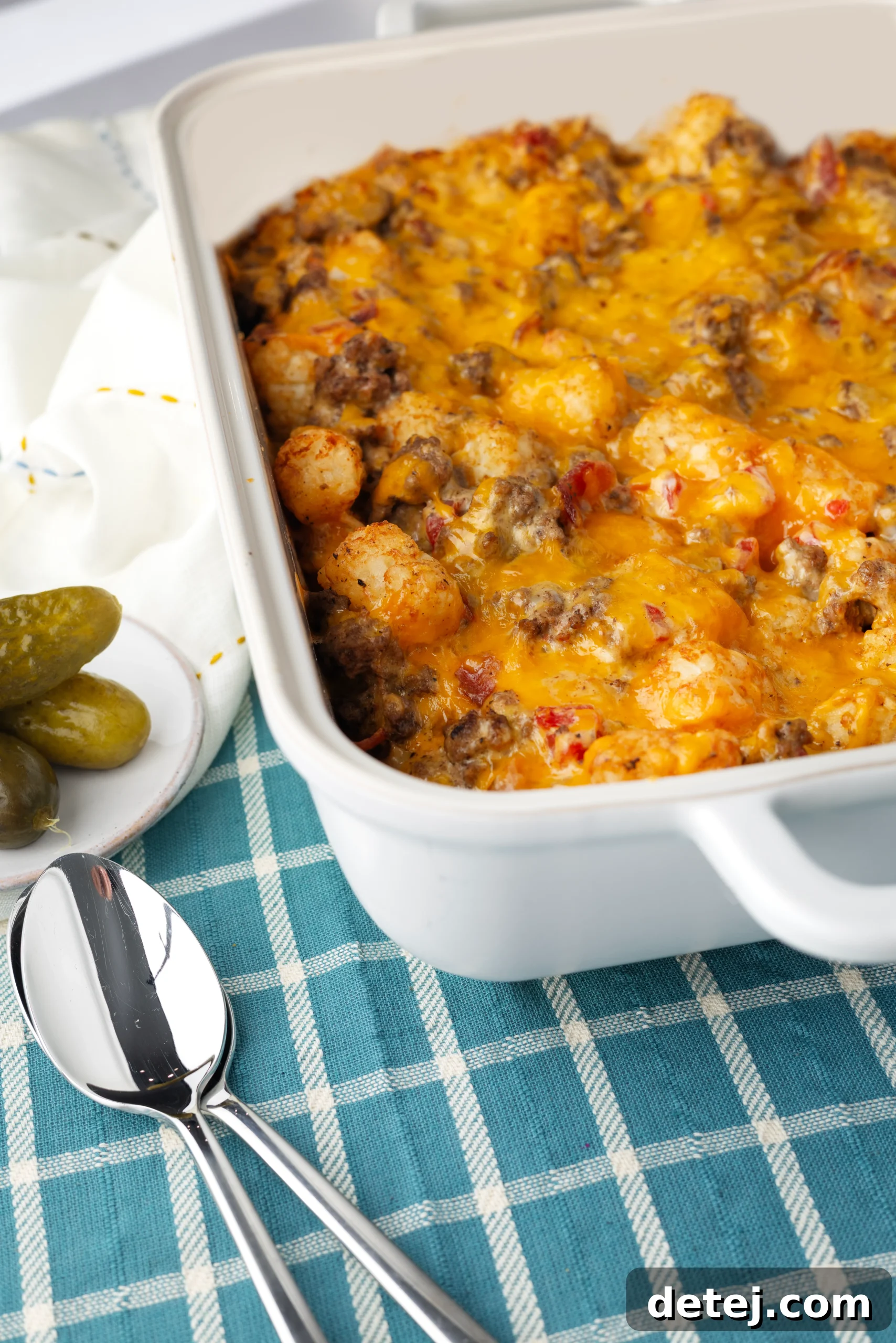 Loaded Bacon Cheeseburger Tater Tot Casserole 3 Bacon Cheeseburger Tater Tot Casserole